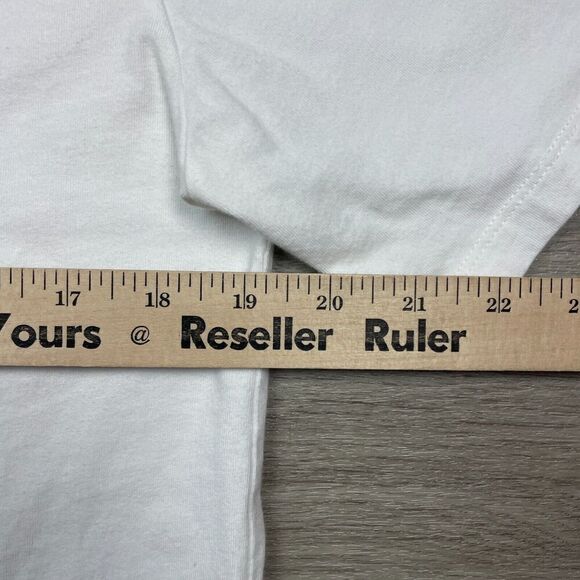 Scotch Soda Shirt Mens Medium White Short Sleeve Basic Logo Regular Fit - Picture 7 of 9